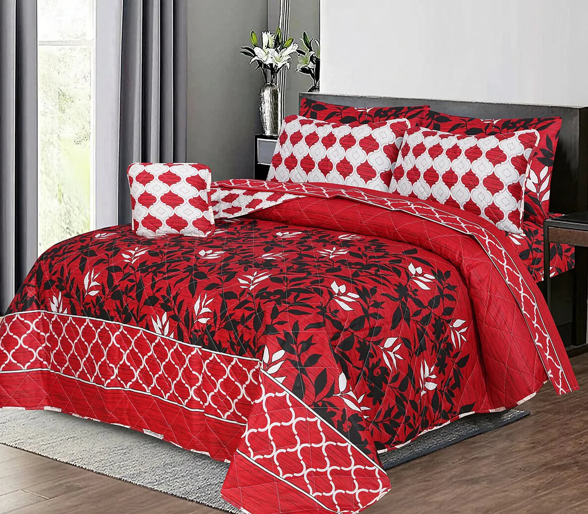 Florida Printed 7Pcs ComfortersSet -7Pcs