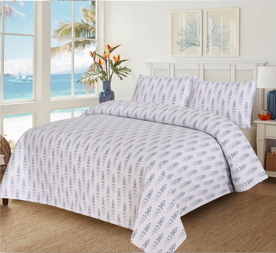 3Pcs Printed Bed Sheet Set BE-739