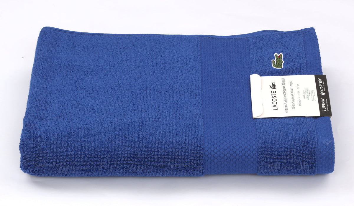 LC anti microbial towel 100% Cotton Blue