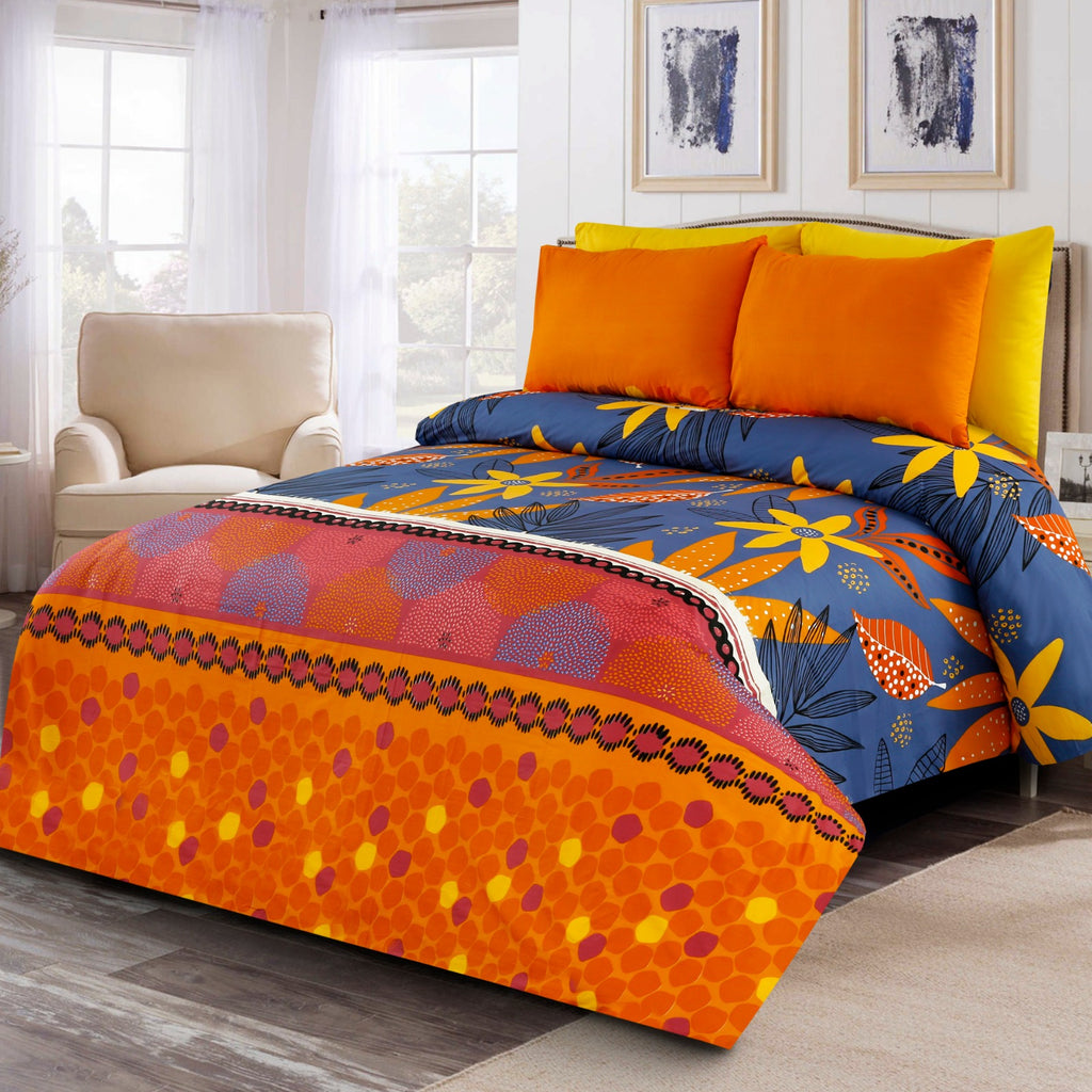 5 Pcs Printed Bed Sheet 1683