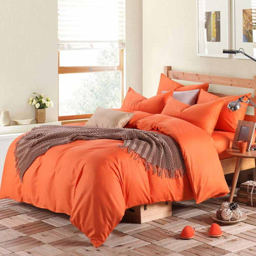 Luxury Orange Duvet Set