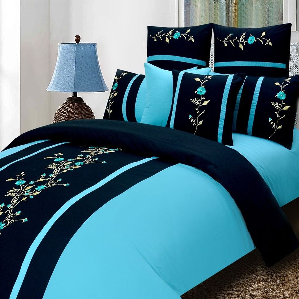 8 PCS Luxury Embroidered Duvet Set