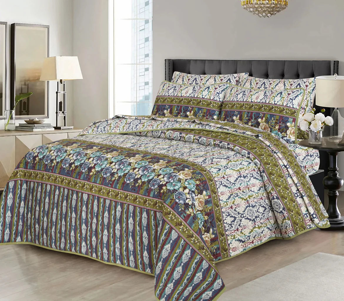 3PCS Printed Bedsheet Set BE-809