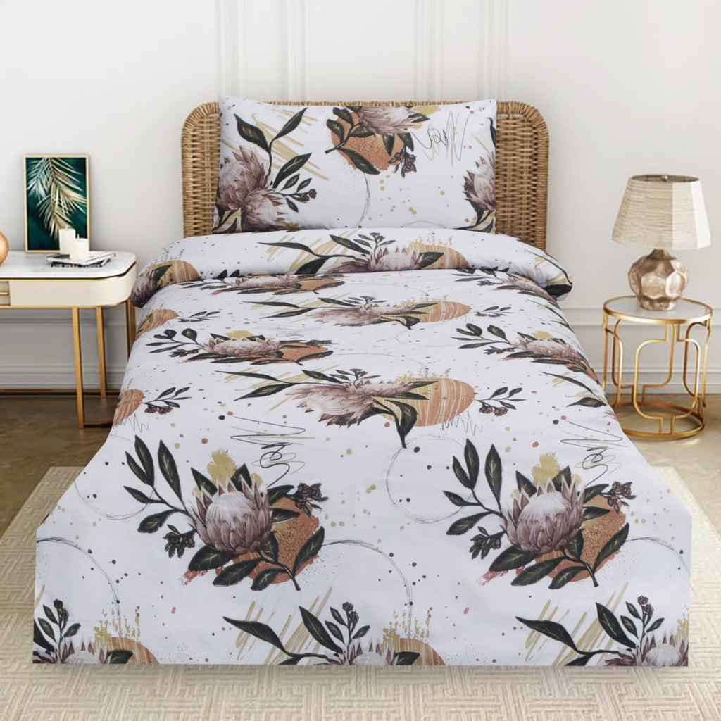 2 Pcs Bed sheet Single 1657