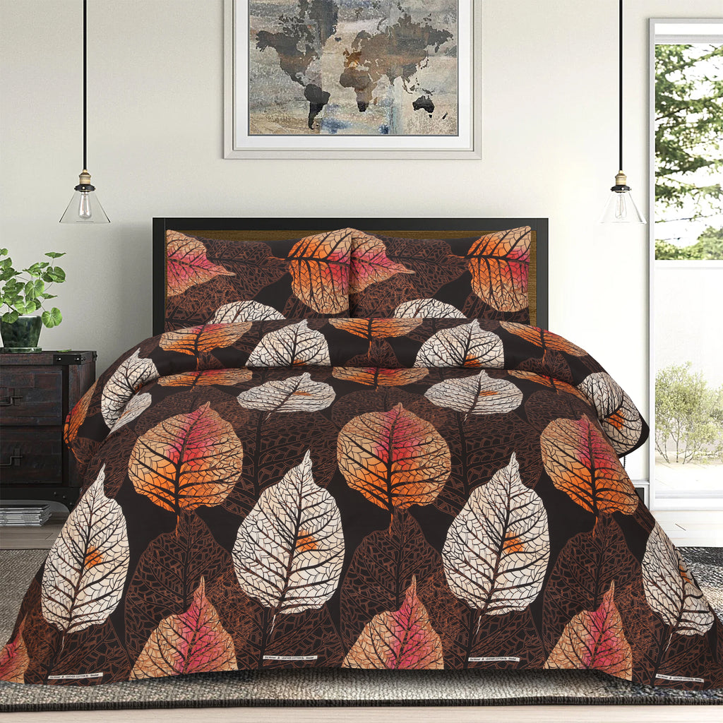 3PCS Printed Bedsheet Set BE-1001