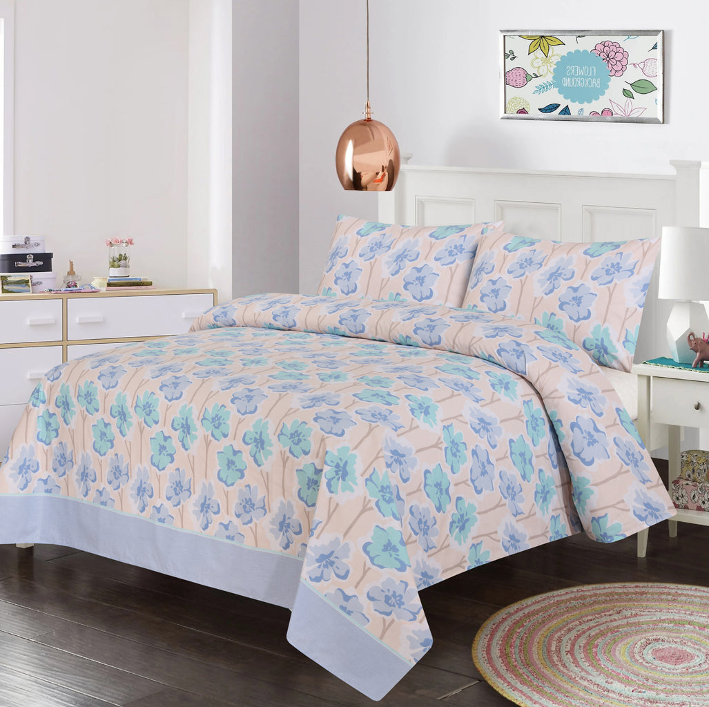 3PCS Printed Bedsheet Set BE-738