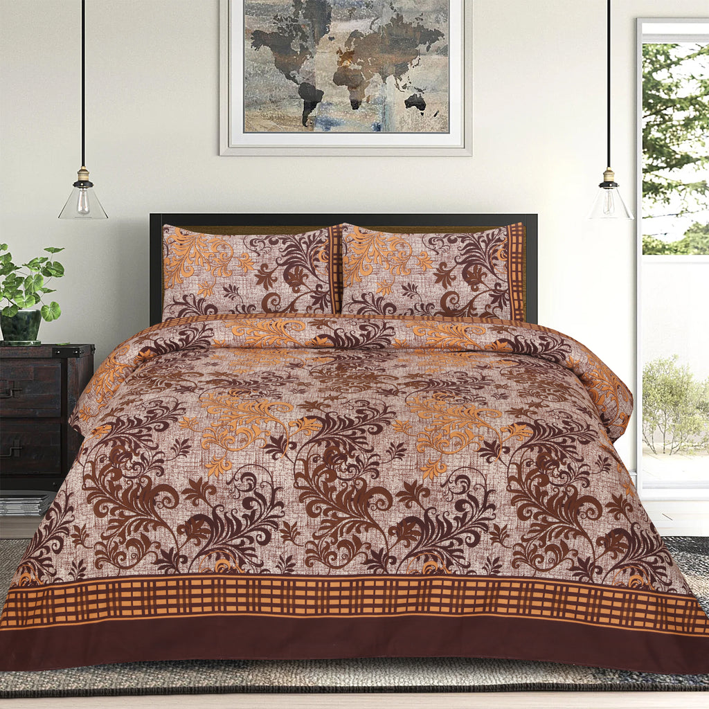 3PCS Printed Bedsheet Set BE-1003