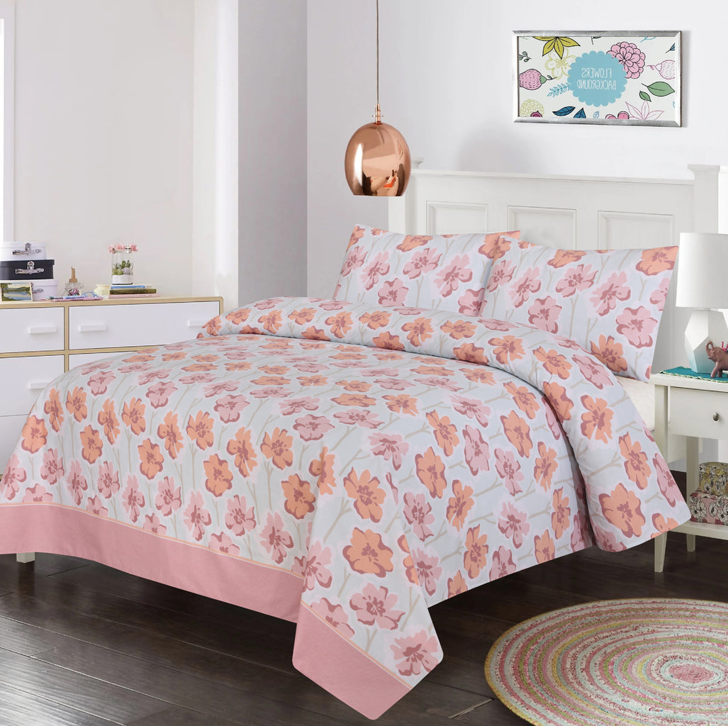 3PCS Printed Bedsheet Set BE-739