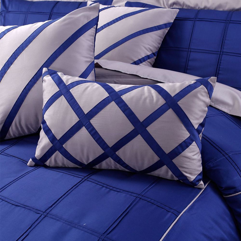 Box pleats Embellish Duvet Set