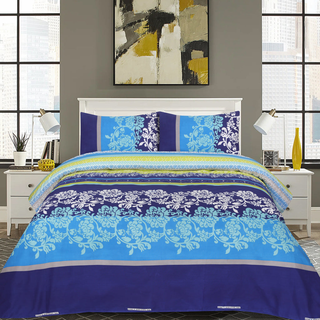 3PCS Printed Bedsheet Set BE-1005