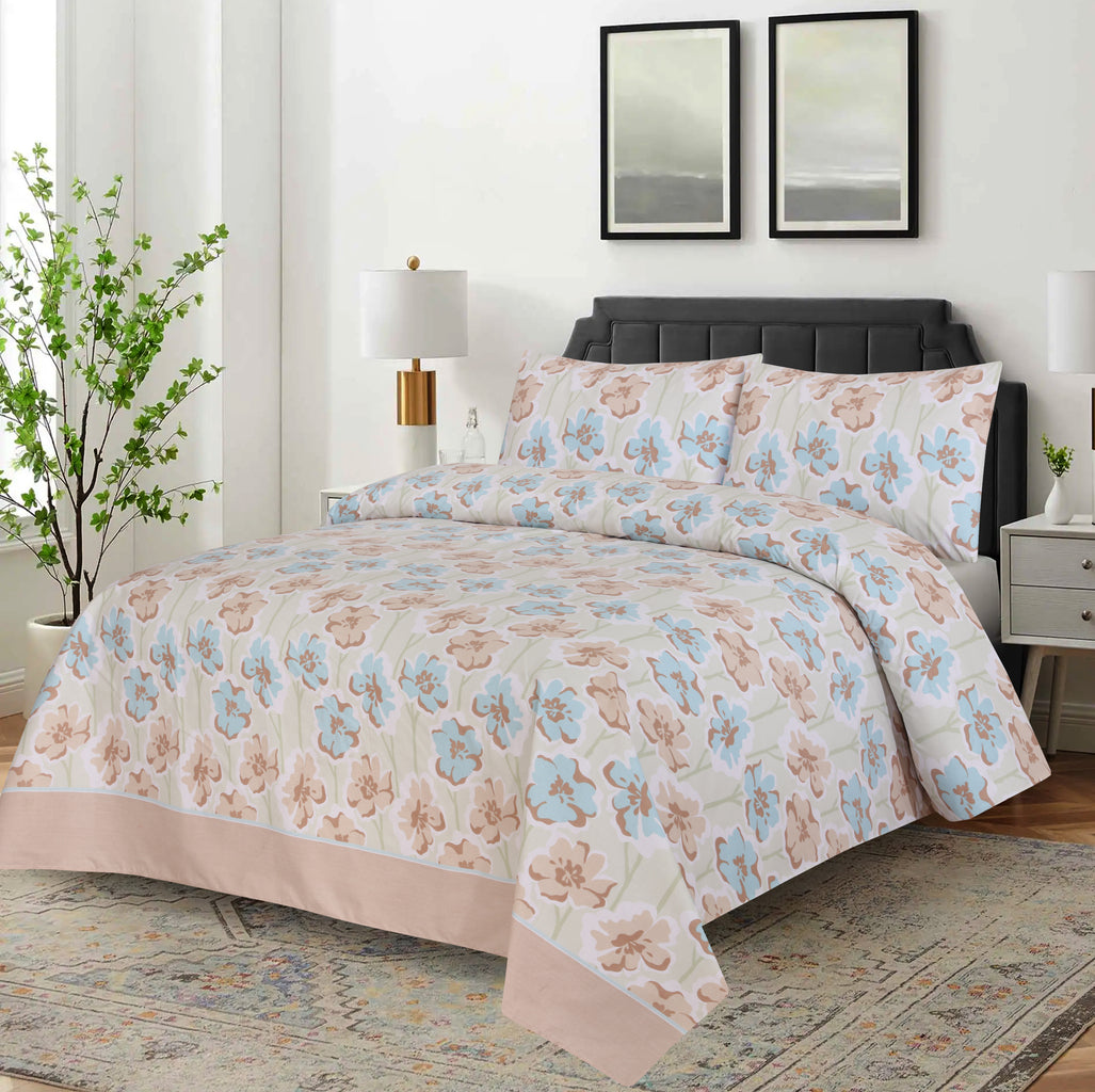 3PCS Printed Bedsheet Set BE-742