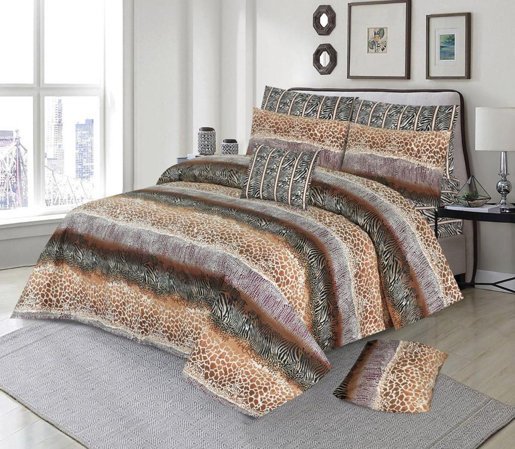 Leopard7 Pcs-Comforter Set