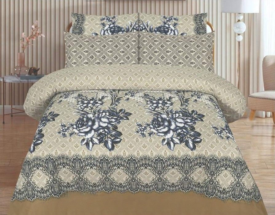 3PCS Printed Bedsheet Set BE-750