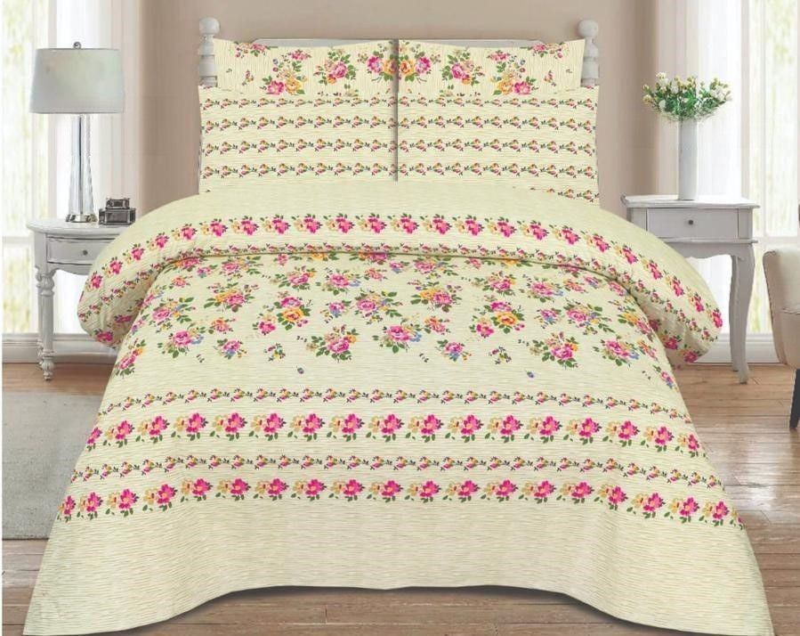 3PCS Printed Bedsheet Set BE-747